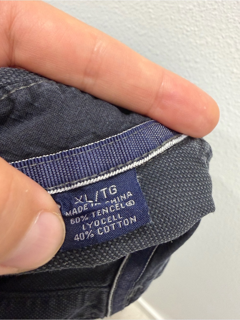 Tommy Bahama Men’s Button-Down Shirt | Size XL | Charcoal Gray I Cotton Tencel - Picture 8 of 12